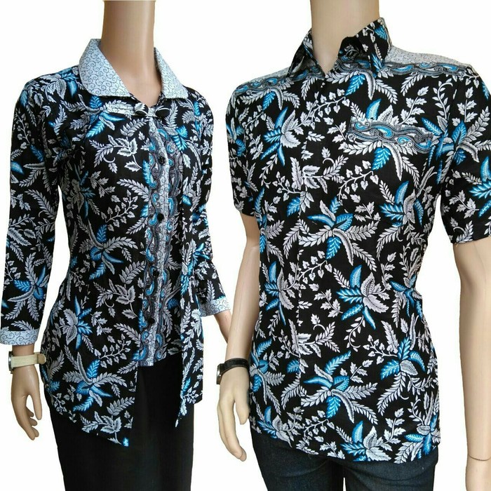 Promo Baju Couple Batik sarimbit Batik Batik pasangan anak muda Berkualitas
