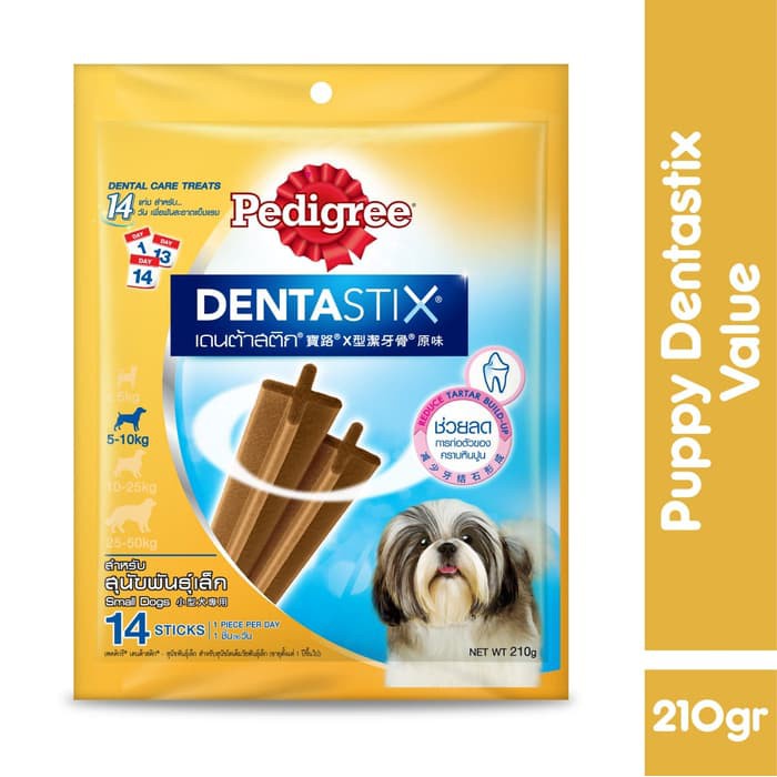 PEDIGREE® Dentastix Value Pack Small Snack Anjing 210 g - Isi 1