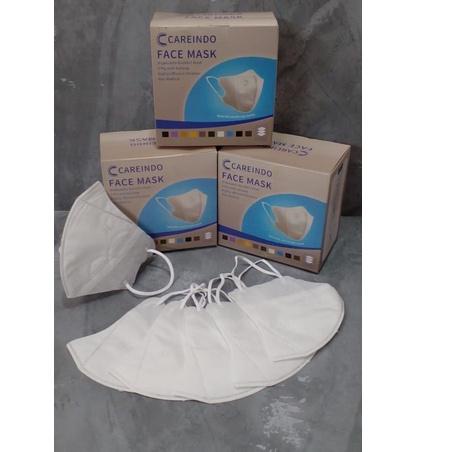 [_09] Masker duckbill careindo putih embos isi 50pcs produck terlaris
