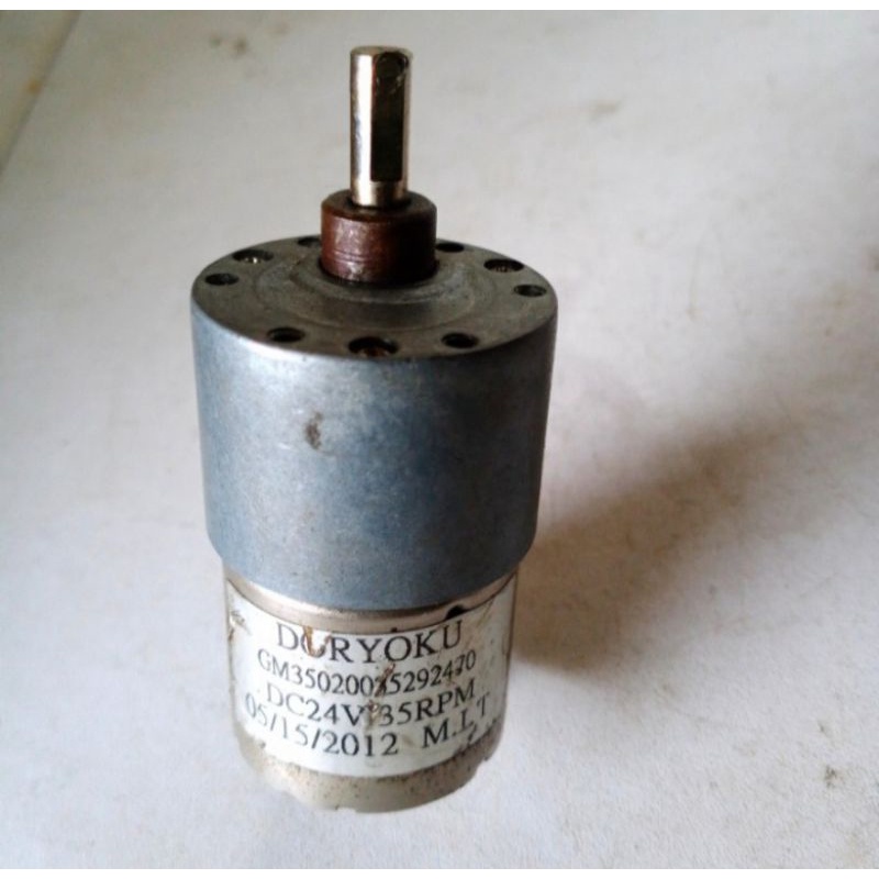 Dc Gearbox Motor 24V 35Rpm