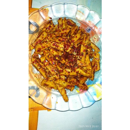 

bakso goreng pedas daun jeruk