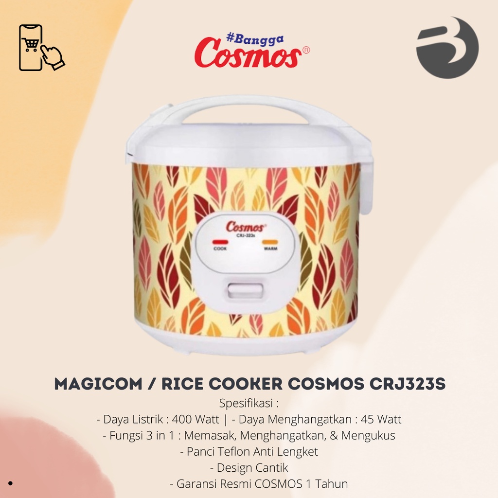 MAGICOM / RICE COOKER COSMOS CRJ323S / CRJ 323s