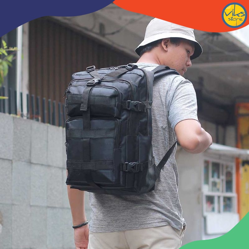 Tas Gunung Hiking Backpack Adventure Murah 30L Liter Semi Carrier Tas Semi Keril Murah Original