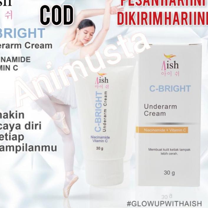 BISA COD ✔️Aish Underarm Cream | Krim Pemutih Ketiak dan Selangkangan Hitam | Cream Untuk Area Lipat