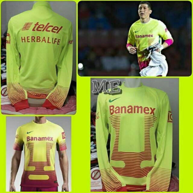 pumas unam goalkeeper jersey
