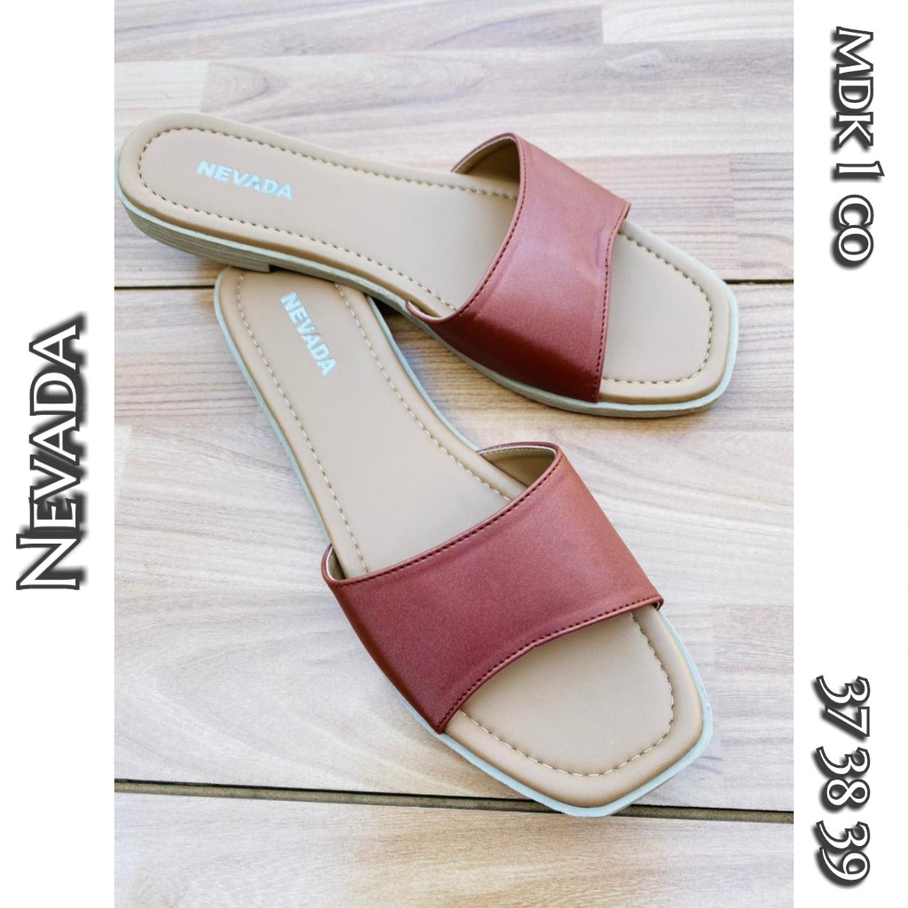 sandal mdki coklat cantik