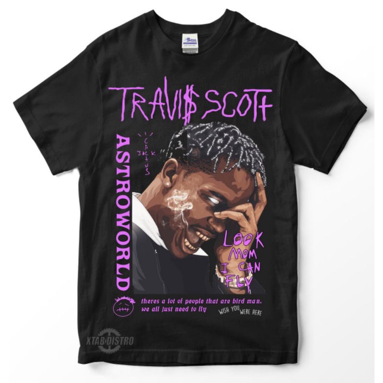 kaos TRAVIS SCOTT / Premium tshirt travis scott / kaos rap