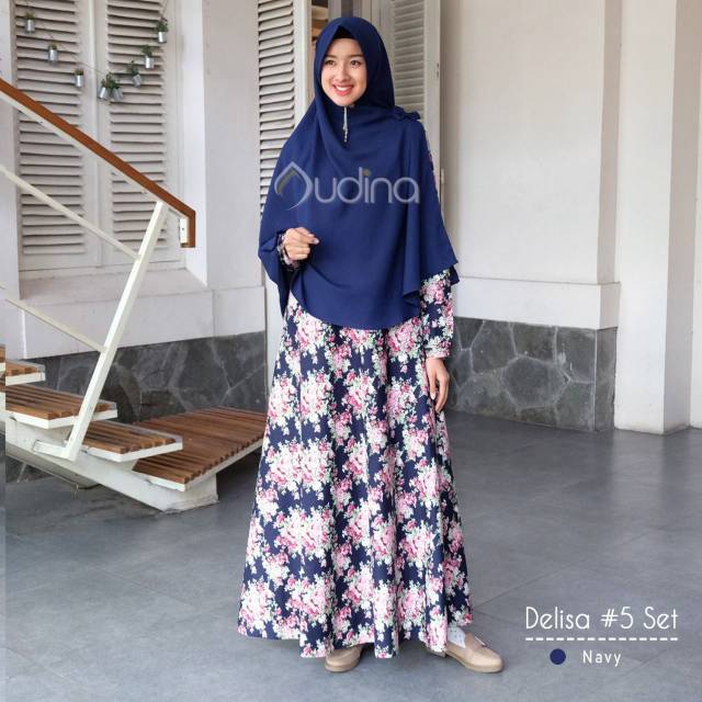 Audina - Gamis khimar Delisa Set