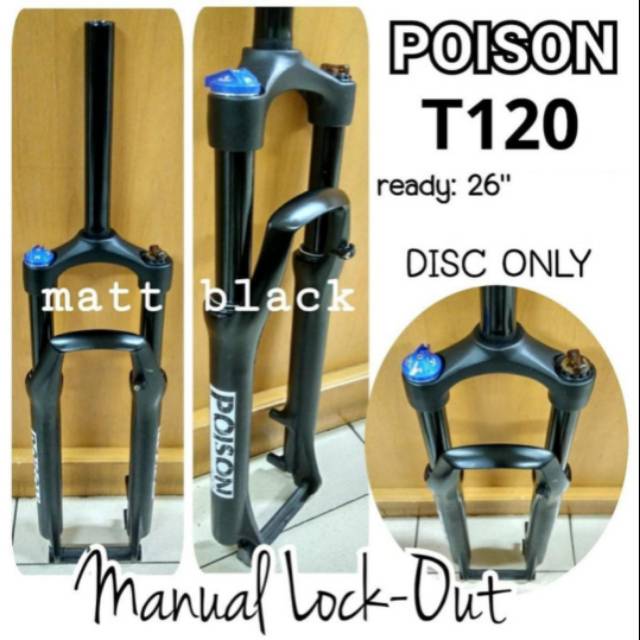 Fork Poison Size 26 Inch T120 Lockout