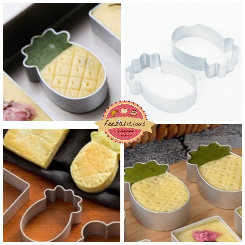 Cookies Cutter Nastar /Cetakan Kue Nastar/ Cetakan Nastar/ Cetakan Kue Kering Bentuk Nanas / Feezali