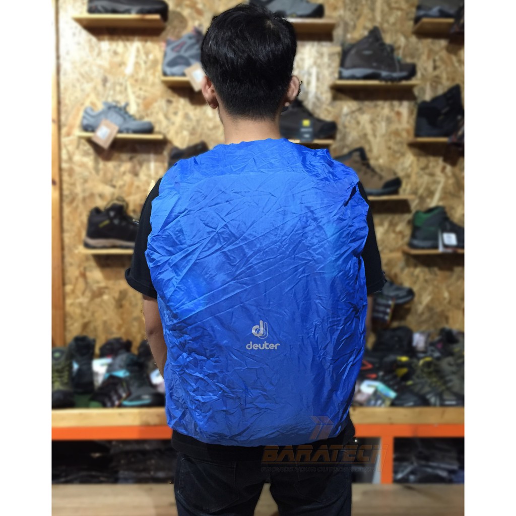 RAINCOVER / COVER BAG DEUTER SQUARE(COOL BLUE) ORIGINAL