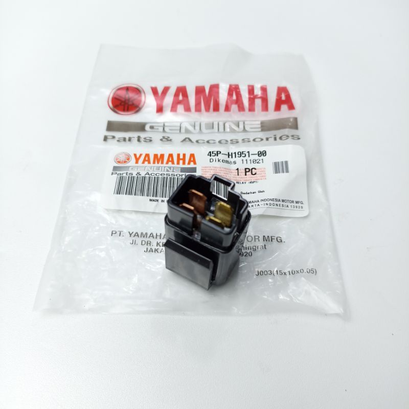 RELAY SWITCH STARTER STATER BYSON. R15 V2 45P-H1951-00 ASLI ORIGINAL YGP YAMAHA GENUINE PARTS-1