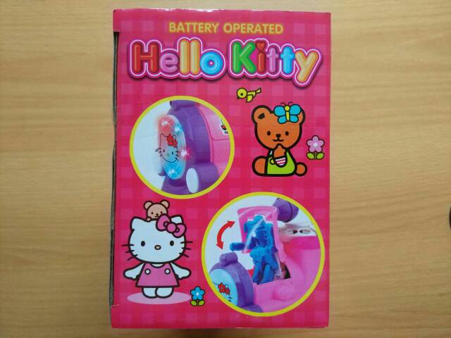 Mainan anak hello kitty train for bayi /balita