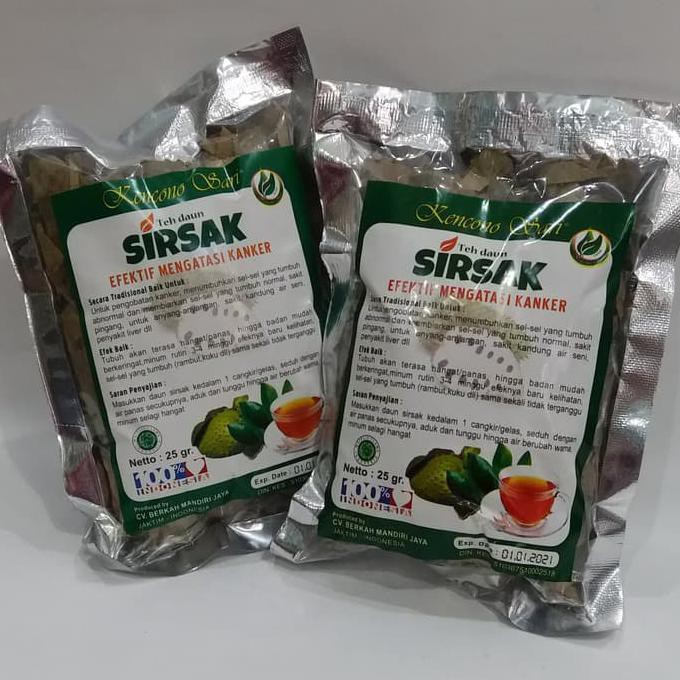 

He957U76- Teh Herbal Daun Sirsak (Kencono Sari) Efektif Mengatasi Kanker