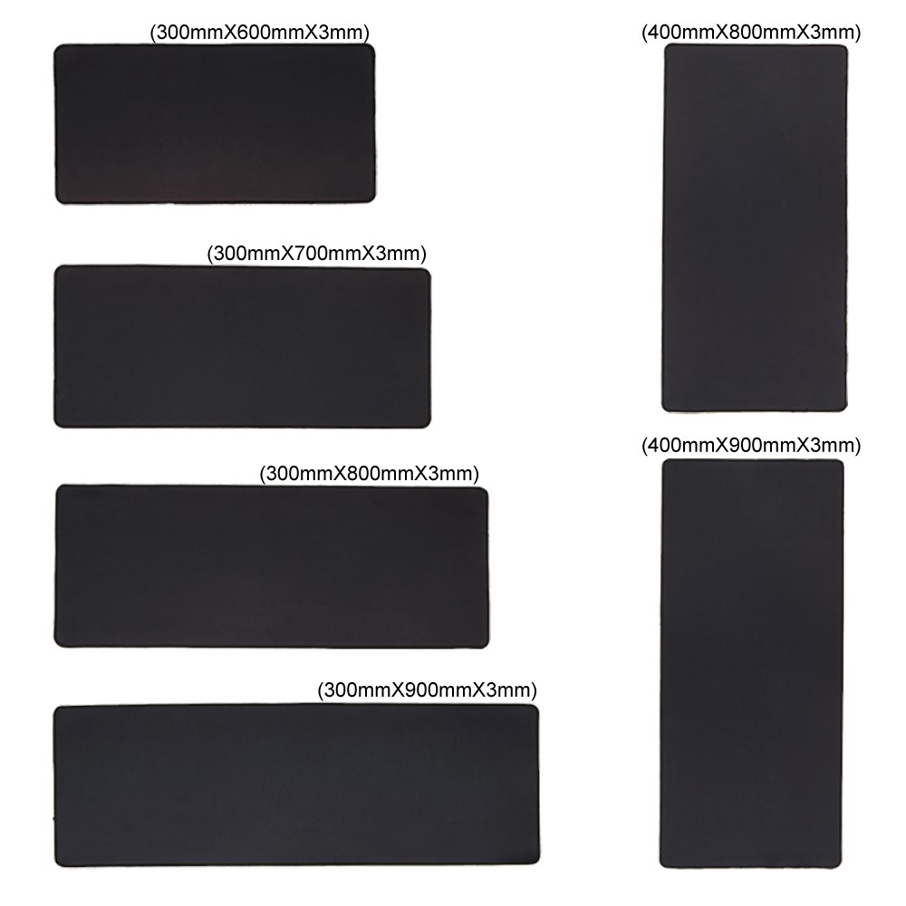 Gaming Mouse Pad XL Desk Mat Polos - Taffware - Black