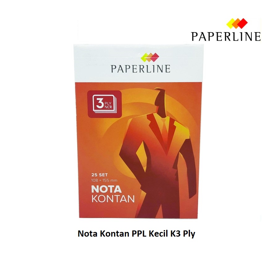 

Nota Kontan Paperline / PPL Kecil 3ply (1pk=10bh)