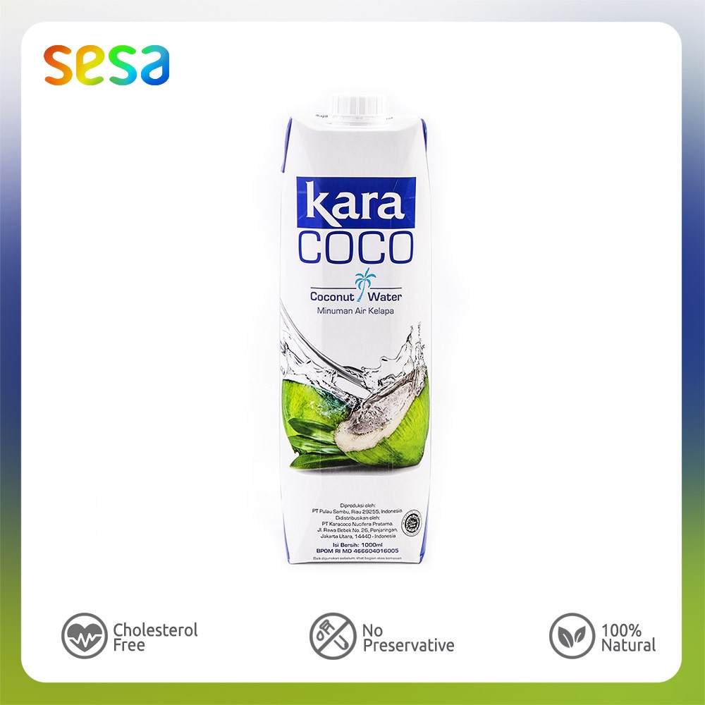 

KARA Coco Coconut Water 1 Liter - Air Kelapa Minuman Energi Isotonik