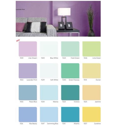 ✼ Interior Q-Luc Nippon Paint 5kg - WHITE 1505 ✳