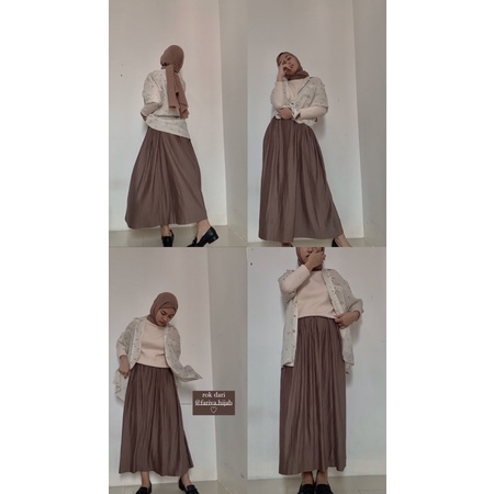 KYLA SKIRT ROK FORMAL SEMI SPAN PLISKET PLEATED-6