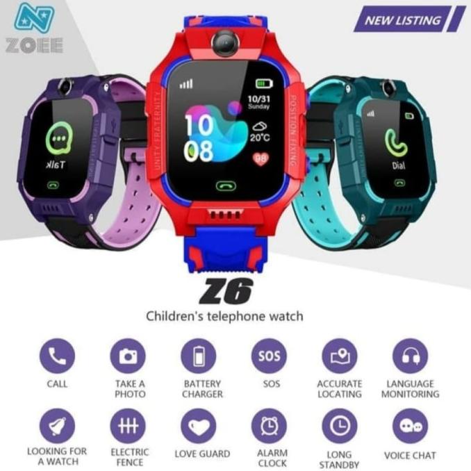 KEKINIAN NEW Imoo Z6 Kids Smart Watch SOS LBS Jam Tangan Anak imo z6 ASLI