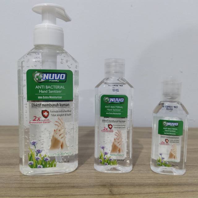 Nuvo Hand Sanitizer Paketan 3 botol murah