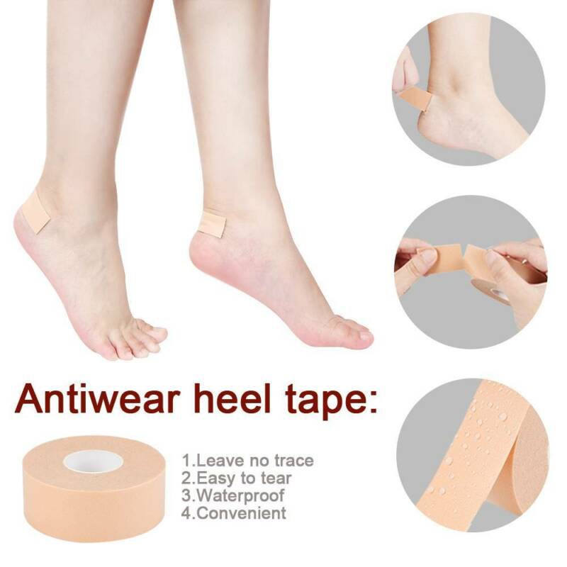 1 Roll Plester Pelindung Kaki Anti Lecet Serbaguna Waterproof Wear Resistance Model Stiker Tape Busa