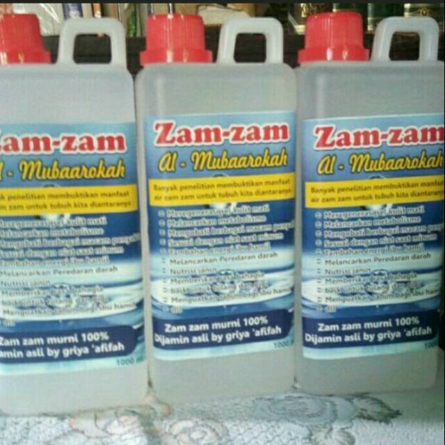 Air Zam Zam 1liter Shopee Indonesia