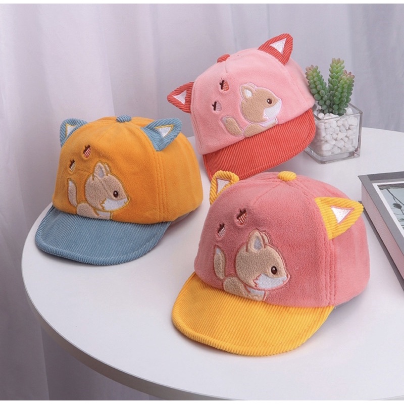 5-15 bulan Topi Baseball Anak Bayi Squirrel Untuk Anak Laki Laki Anak  / Baby Baseball Hat