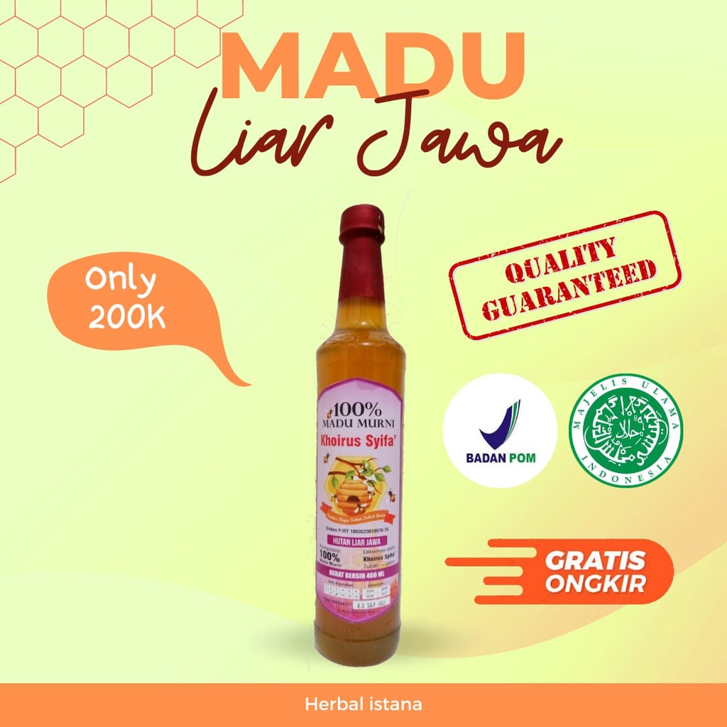 

TERBUKTI!!! Obat berbagai penyakit Madu Hutan Liar Jawa Herbal Istana