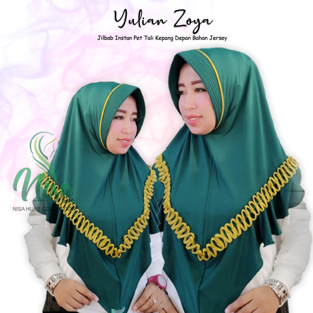 Jilbab List Yulian Zoya Hijab Jersey