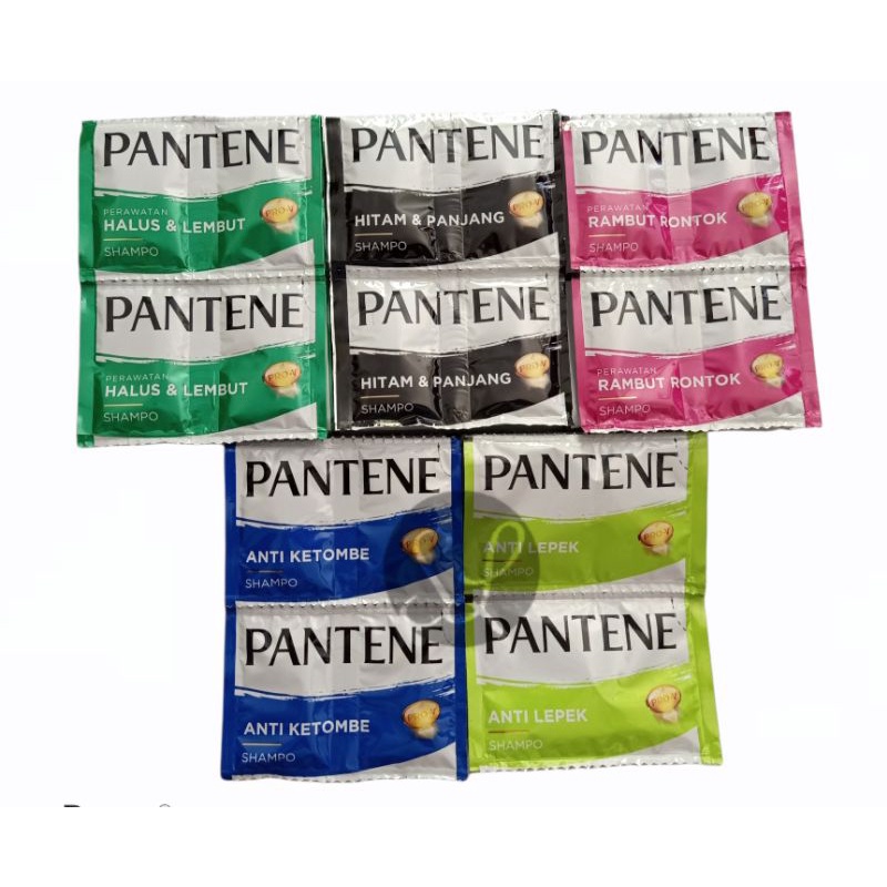 Shampo Pantene Sachet 10ml Renteng Isi 12pc Sachet Shampo Pantene Renceng