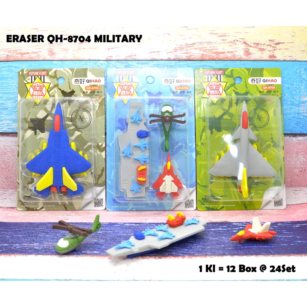 

Penghapus Military /Penghapus Pesawat Anak Cowo Cewe