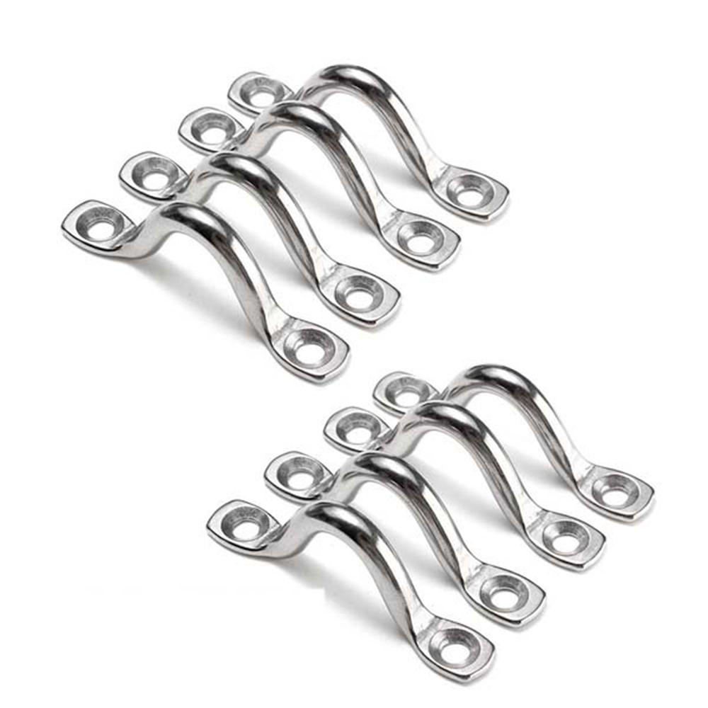 Lanfy Klip Sadel 4 Pcs Tahan Lama Plat Laut Olahraga Air Balap Perahu Staple Ring Hook