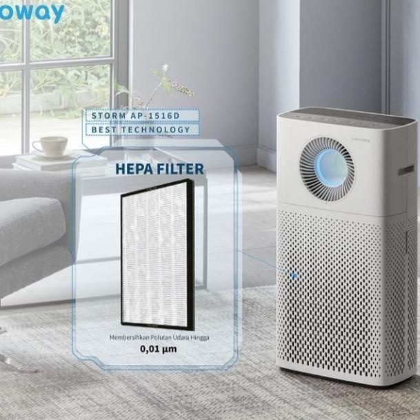COWAY AIR PURIFIER STORM AP1516D PEMURNI UDARA PAKET 6 BULAN HK654JH5M4