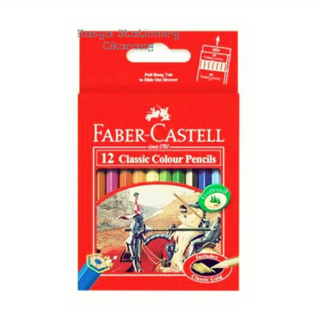 

Faber - Castell Classic Colours Pencils 12 Short / Pensil Warna 12 pendek