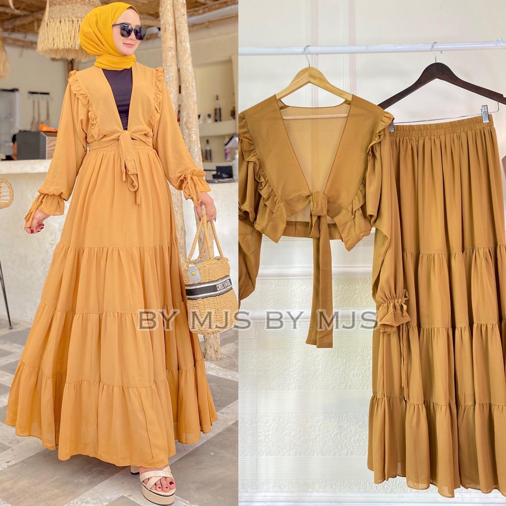 ONE SET TASYA CERUTY BABYDOL // ONE SET OUTER + ROK