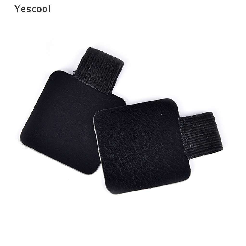 Yescool Klip Holder Pulpen Bahan Kulit PU Dengan Perekat Untuk Buku Catatan / Diary