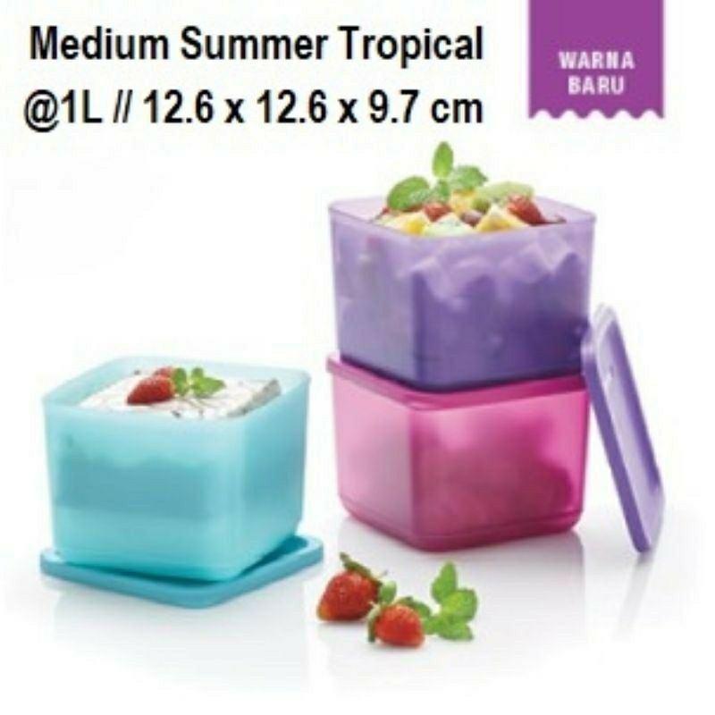 Promo tupperware Medium tropical fiesta HK 180