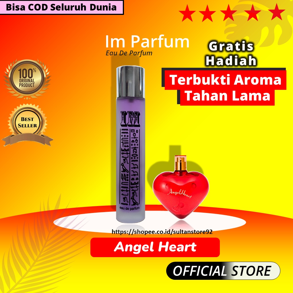 Parfum Wanita Angel Heart Kualitas Premium 35 Ml / Im Parfume
