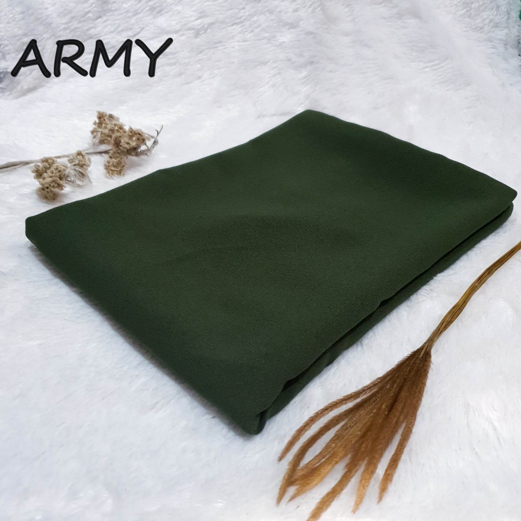 Pashmina Tali 200cm Diamond Italiano 75x200cm Pasmina Pastal Jumbo-army
