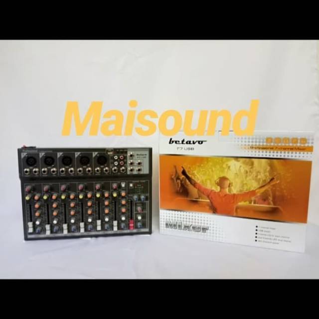 MIXER BETAVO F7 F 7 CHANNEL F7 USB