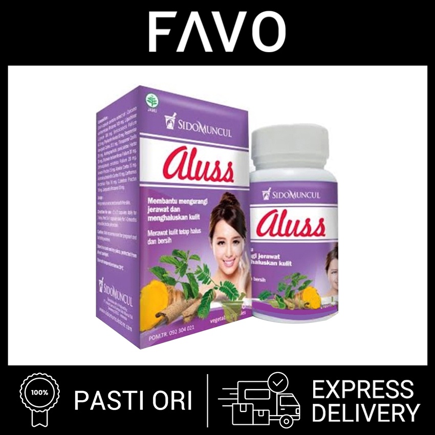 Obat Komedo dan Jerawat Aluss - 30 Kapsul