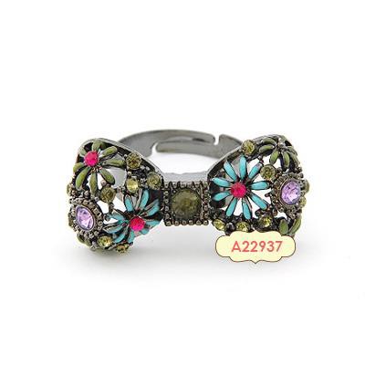 LRC Cincin Fashion Bow Alloy Korean Rings