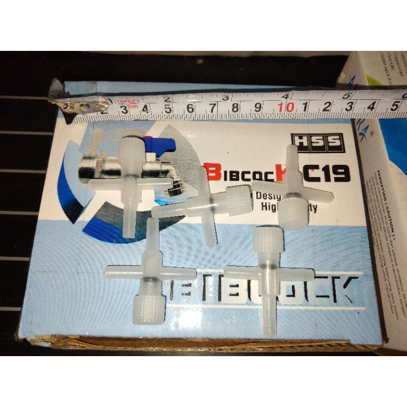 Kran MODEL T keran Udara Plastik Aerator aquarium aquascape