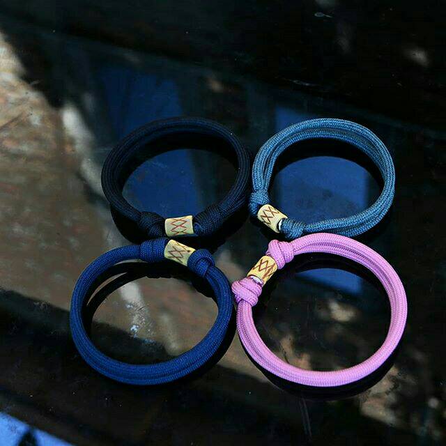 Gelang Pria Wanita Model Simple Manik Kayu