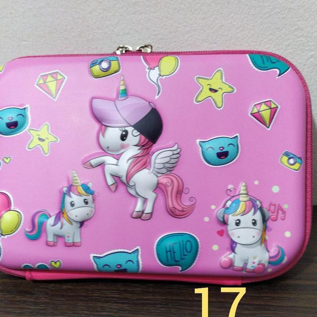 

Tempat Pensil Anak LOL Unicorn Kitty Kotak Pensil Hardcase Import Lucu