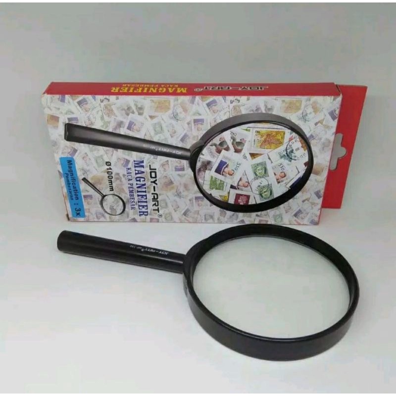 Lup Kaca Pembesar Magnifer Joy Art 50mm - 60mm - 75mm - 90mm - 100mm