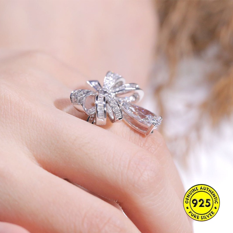 Cincin Pita Moissanite Untuk Wanita