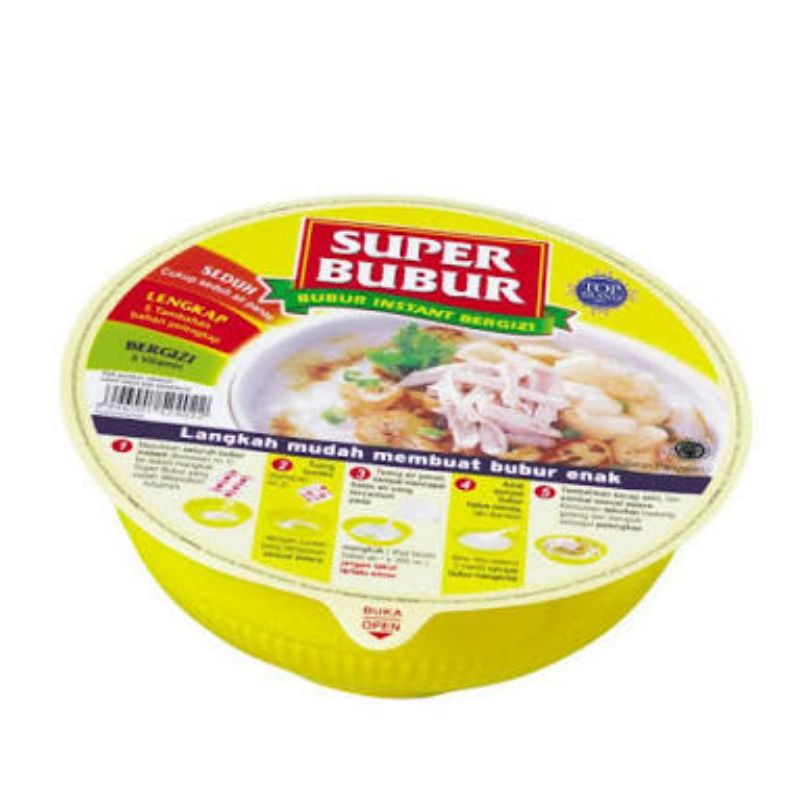 

Super Bubur 67 gr - Super Bubur Rasa Abon Sapi - Super Bubur Rasa Ayam