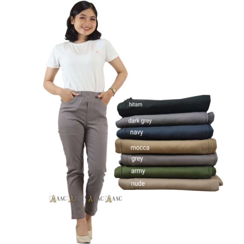 Celana Kerja, Chinos Pants Wanita Size M, L, XL, XXL